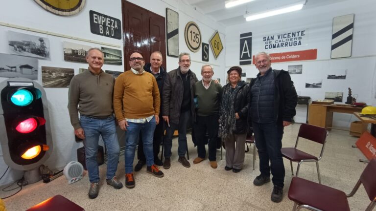 L’Associació per la Preservació de la Colònia Ferroviària de Sant Vicenç de Calders  i la Federació Xarxa Vendrellenca reforcen aliances per defensar el patrimoni històric