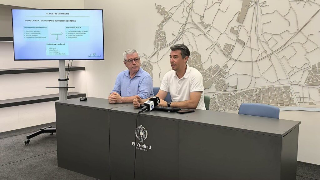 Presentació per accions a la xarxa d'aigues