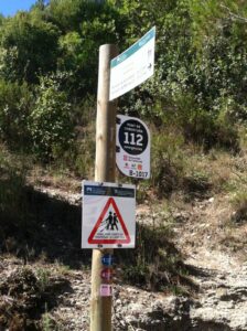 Punt senyalizat amb cobertura 112